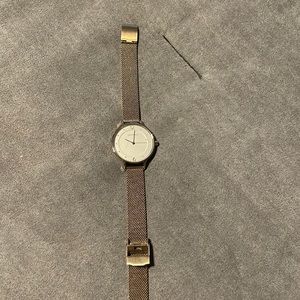Gold adjustable skagen womens watch